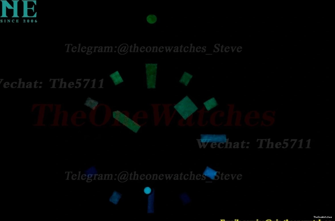 Rubber Colorful Orange A2824 Dial on TF SS RU Superocean 42mm Strap 0324